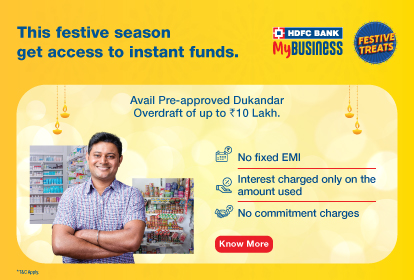 Avail Dukandar Overdraft Upto 10 Lakh